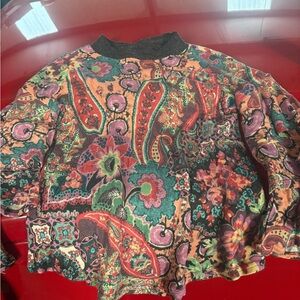 Ivy Jane Multicolor Paisley Floral Top